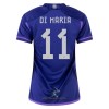 Officiële Voetbalshirt Argentinië DI MARIA 11 Uit WK 2022 - Dames